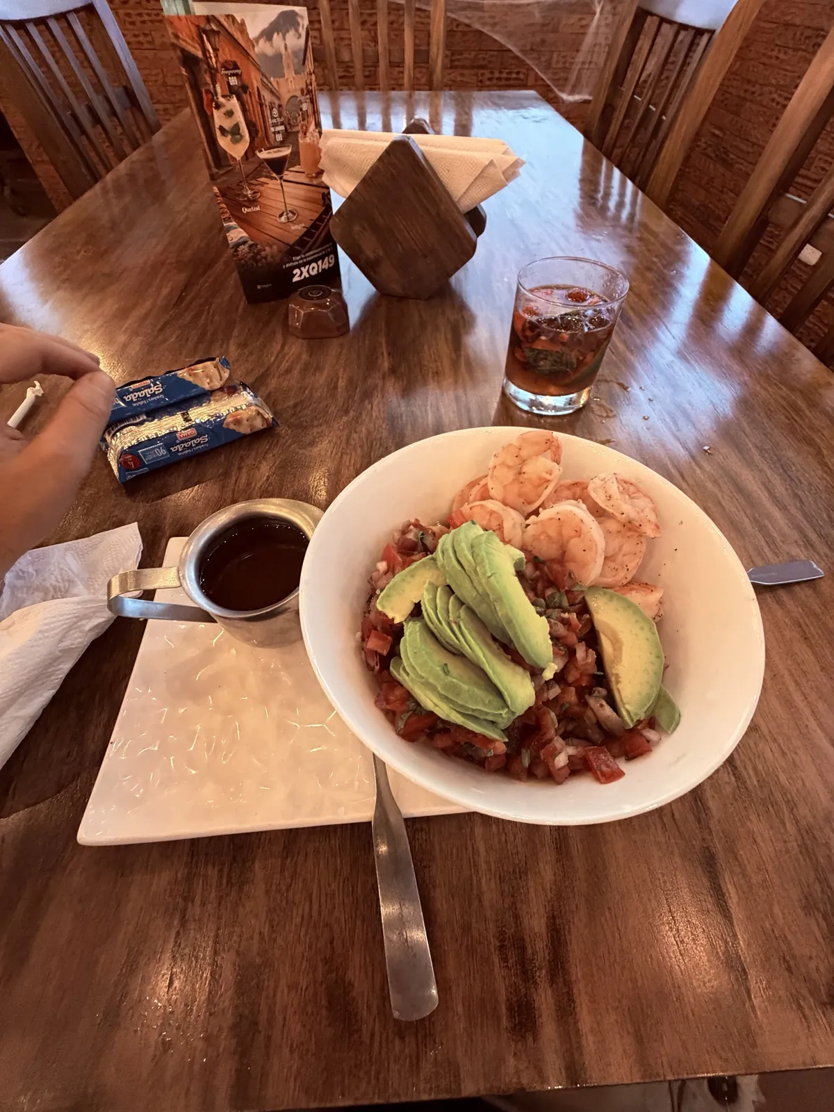 The Q179 shrimp ceviche.