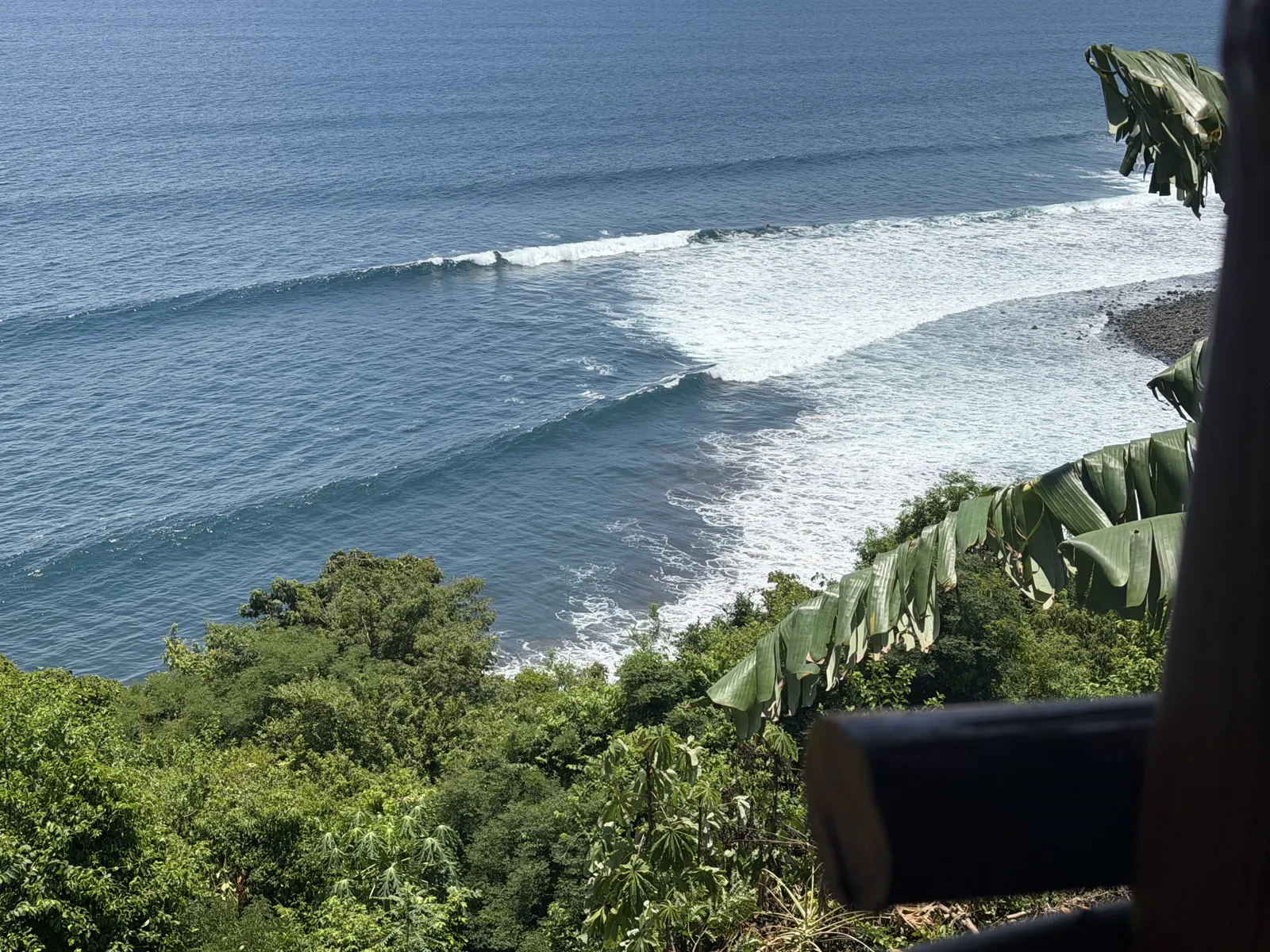Twenty-five seconds of the point break from the lunch table.